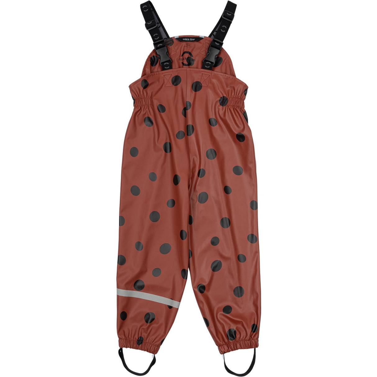 Mikk-Line Henna Ladybug Suspenders Rain Sett