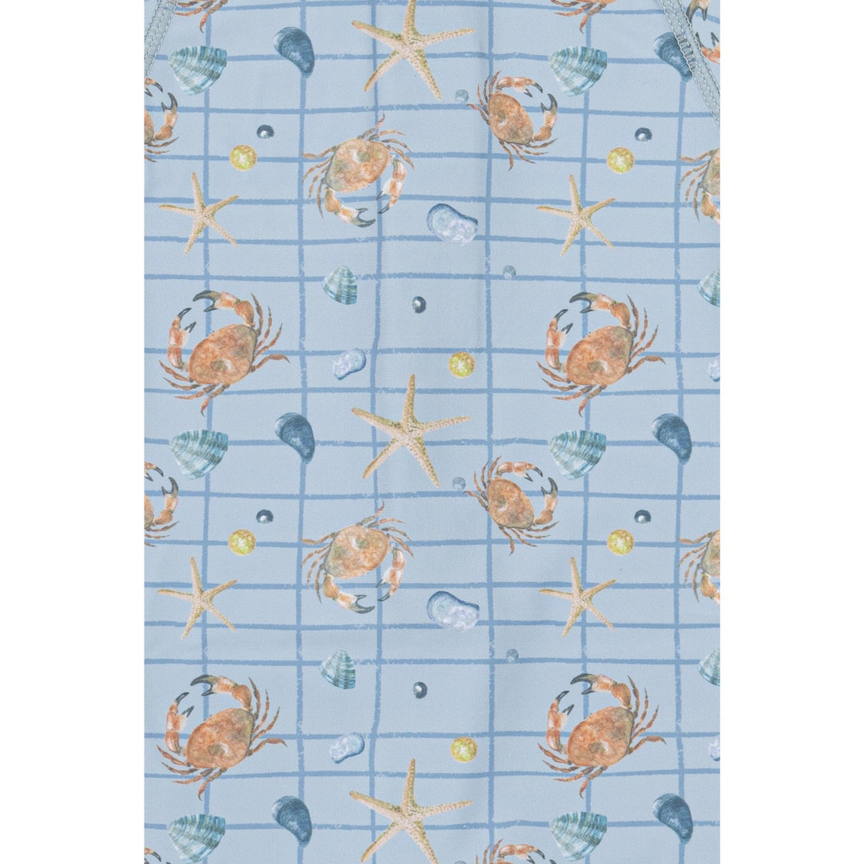 Mikk-Line Faded Denim AOP UV Badedrakt Resirkulert