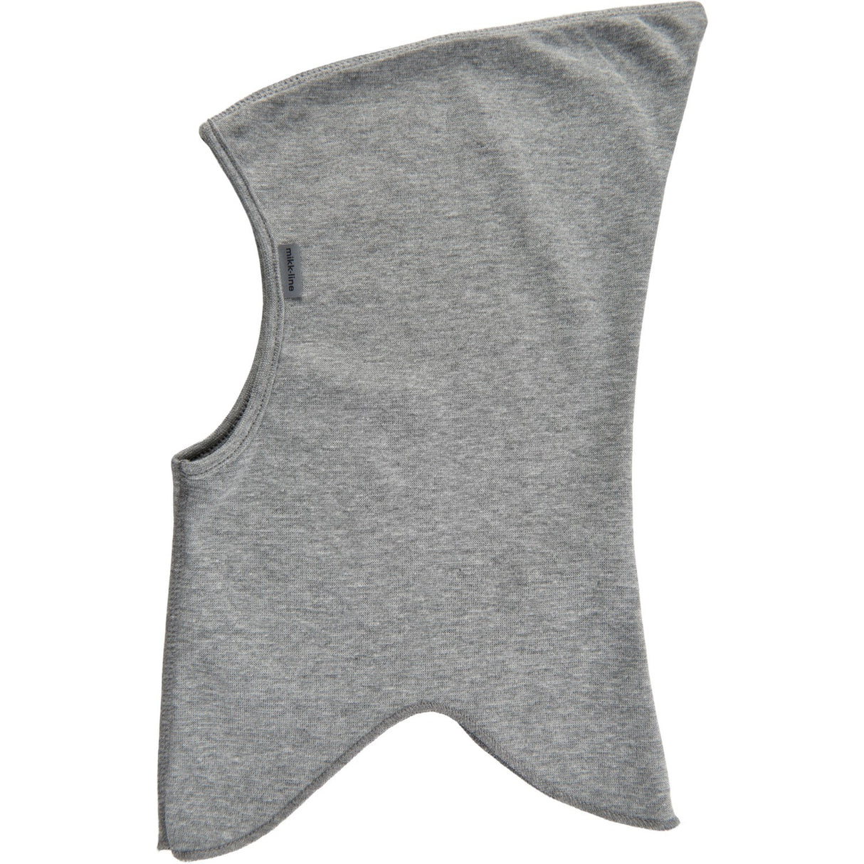 Mikk-Line Light Grey Melange Bomull Balaclava