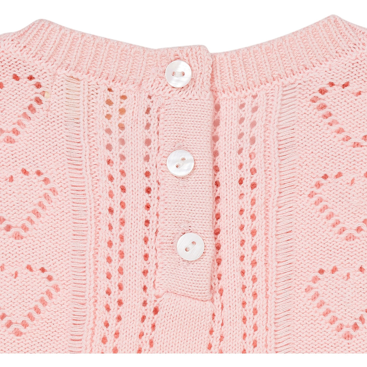 COPENHAGEN COLORS Ballerina Comb. Strikket Pointelle T-shirt