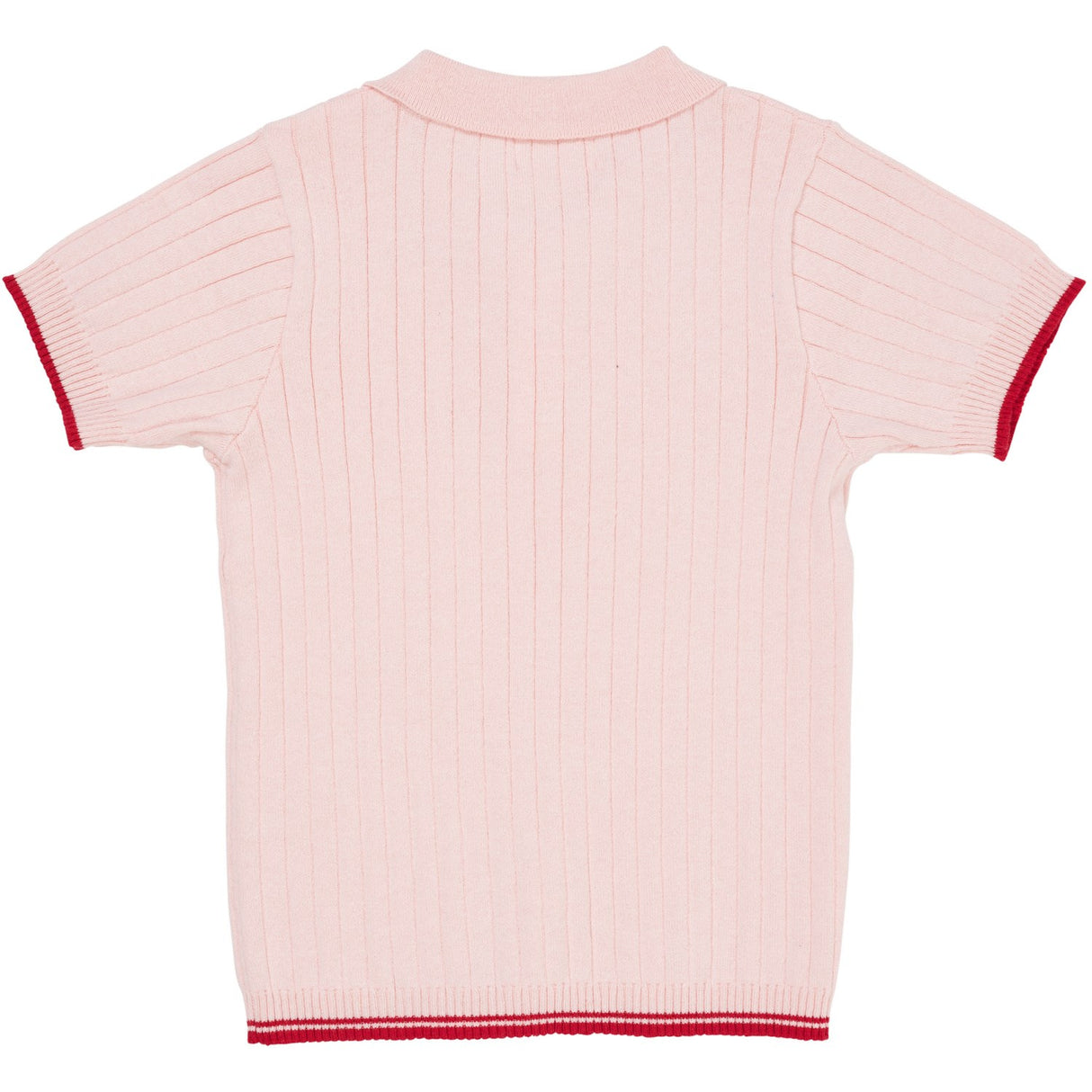 COPENHAGEN COLORS Ballerinasko/Berry Comb. Rib Strikket Polo