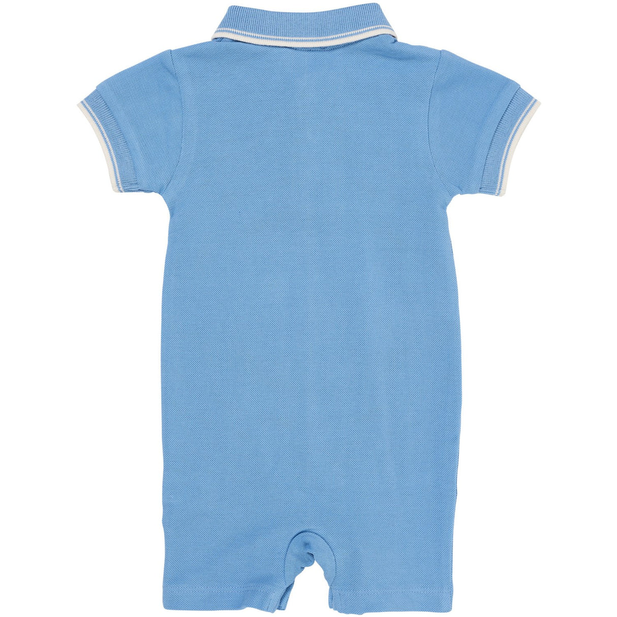 COPENHAGEN COLORS Sky Blue Comb. Pique Polo Romper