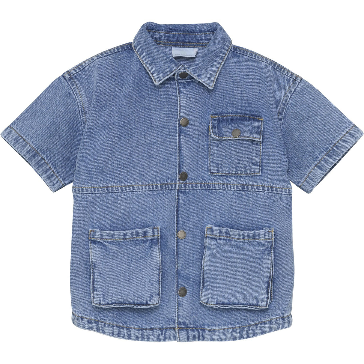 En Fant Lys Denim Blue Skjorte SS Denim
