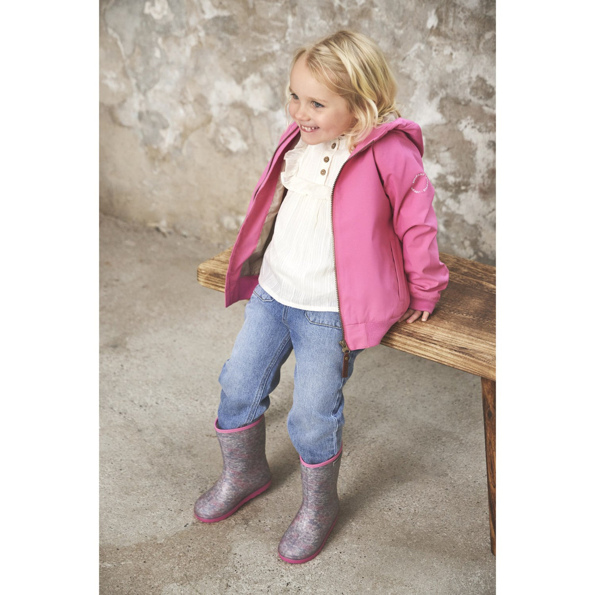 En Fant Lys Denim Blue Jeans Denim