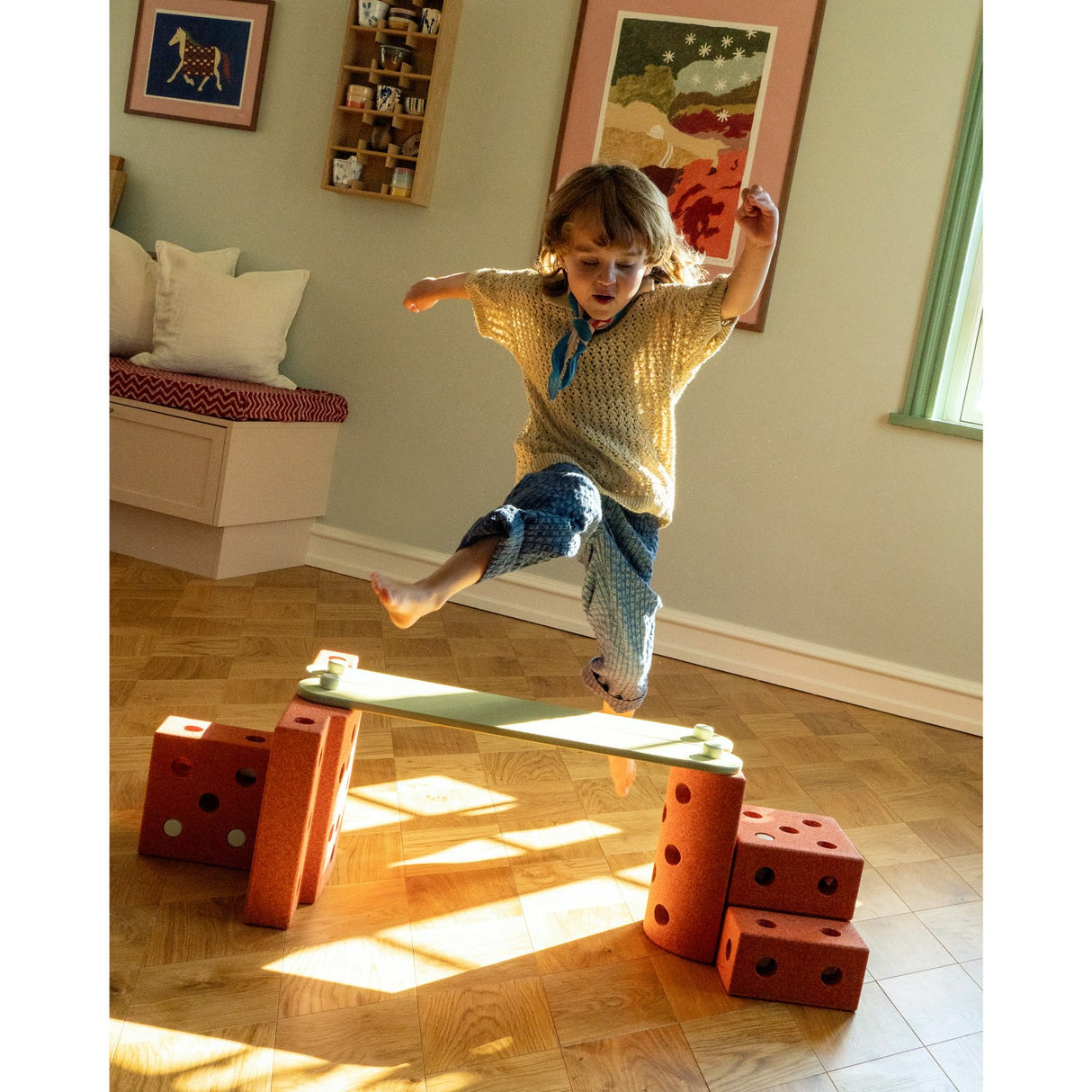 MODU Dusty Green 2x Balansebjelke