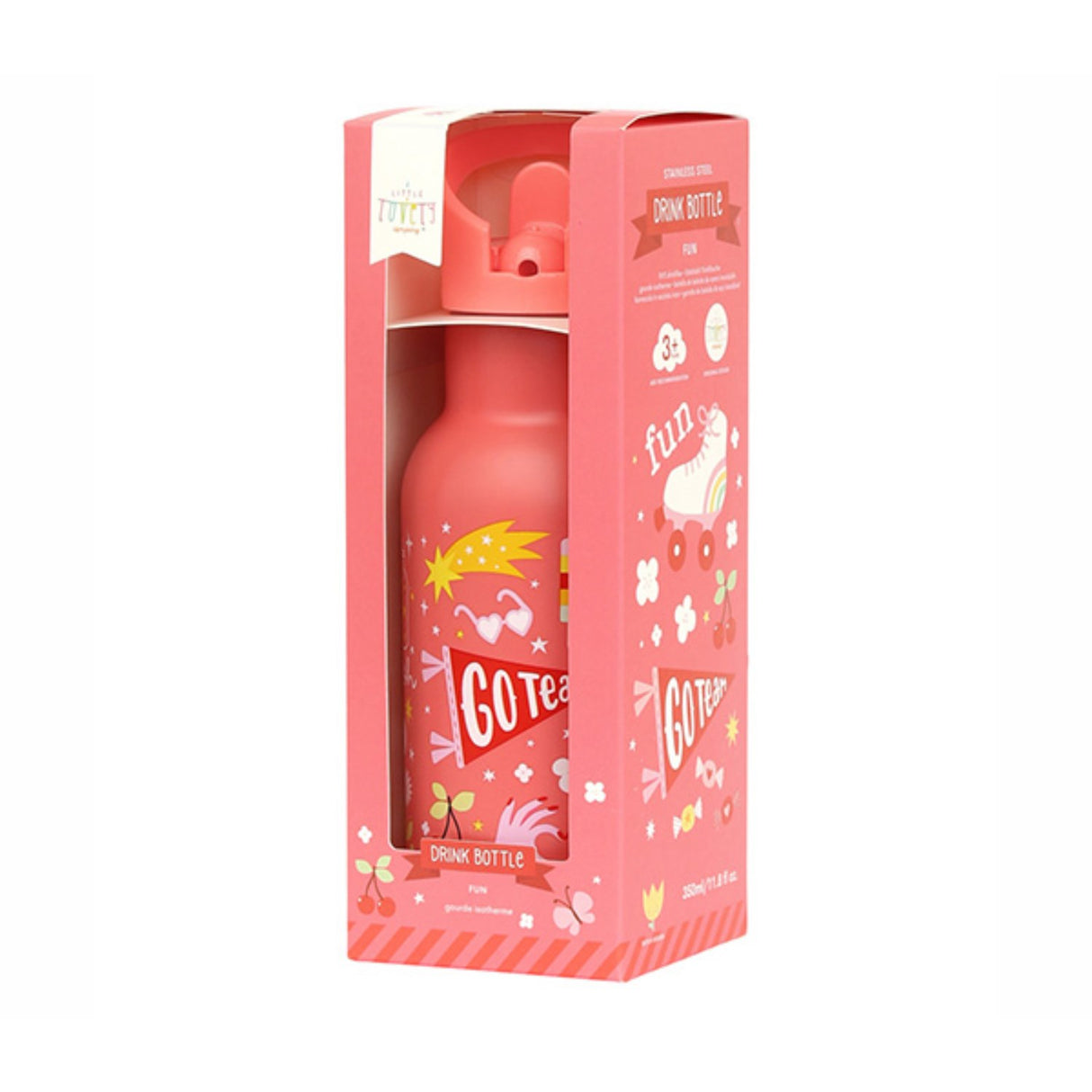 A Little Lovely Company Fun Rustfritt Stål Vannflaske