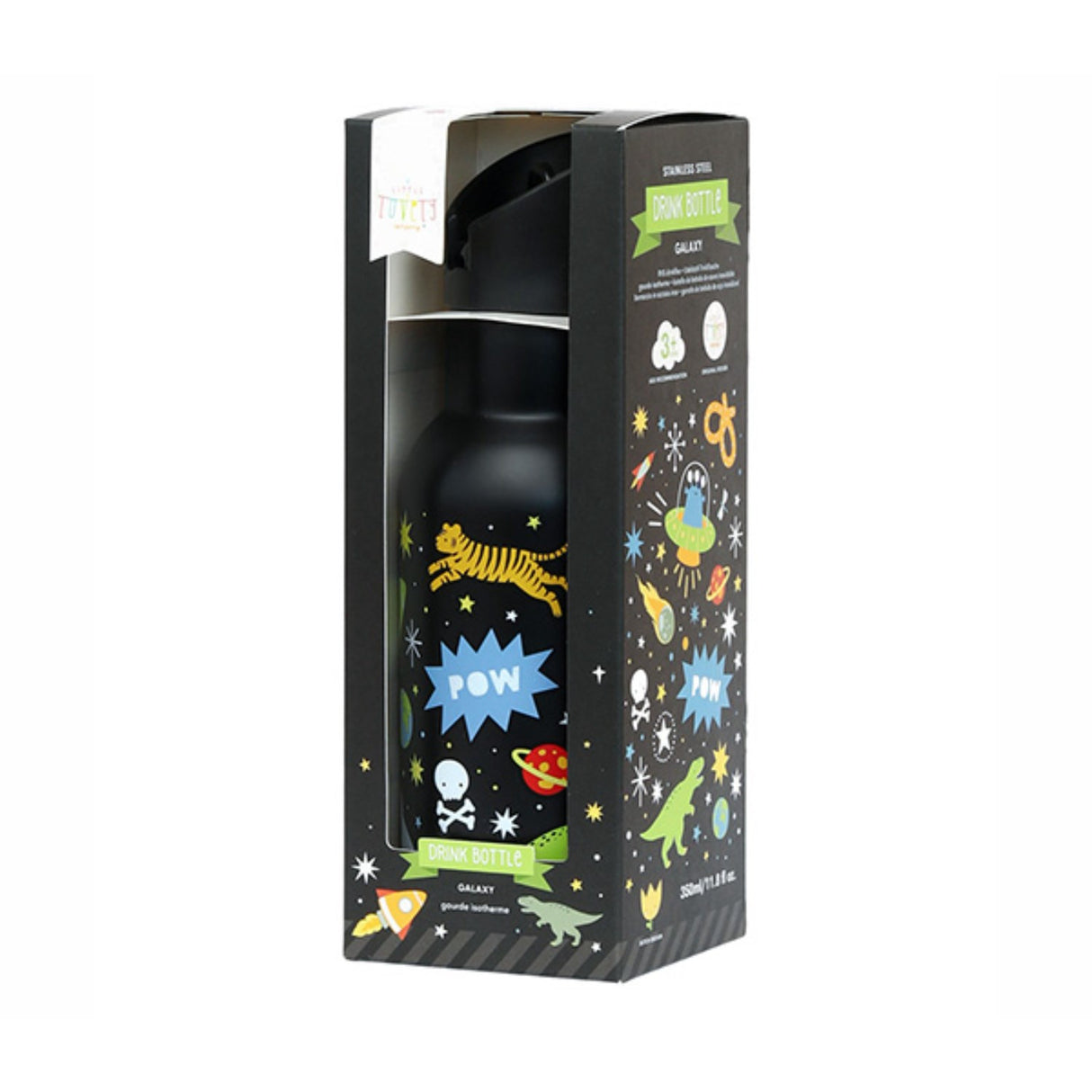 A Little Lovely Company Galaxy Rustfritt Stål Vannflaske