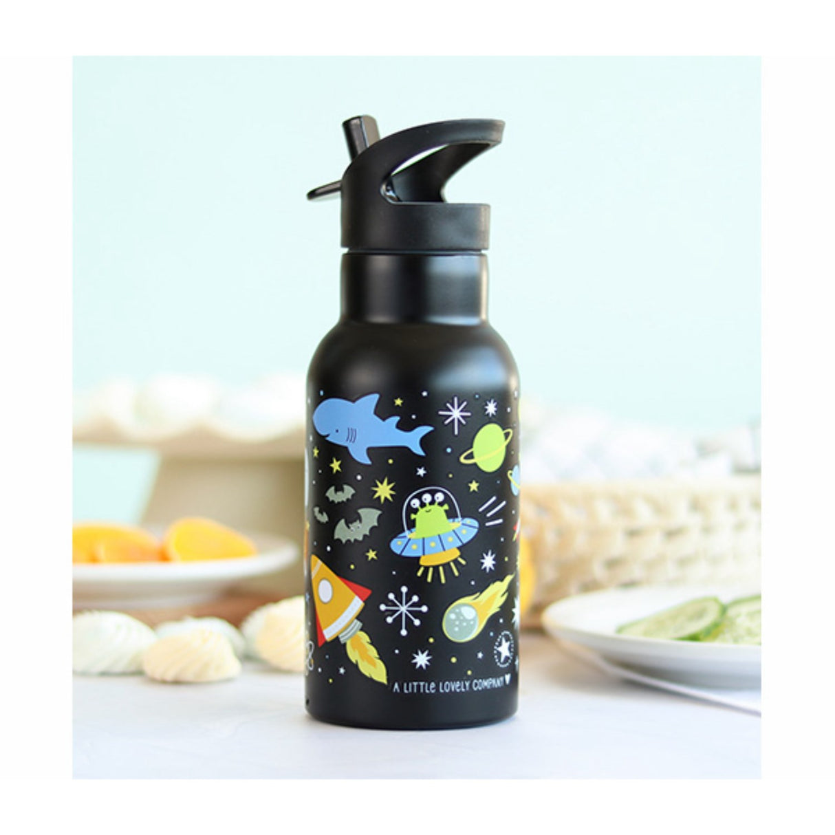 A Little Lovely Company Galaxy Rustfritt Stål Vannflaske