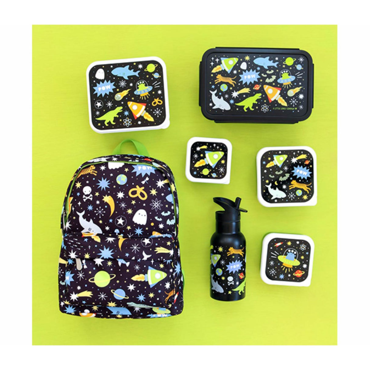 A Little Lovely Company Galaxy Rustfritt Stål Vannflaske