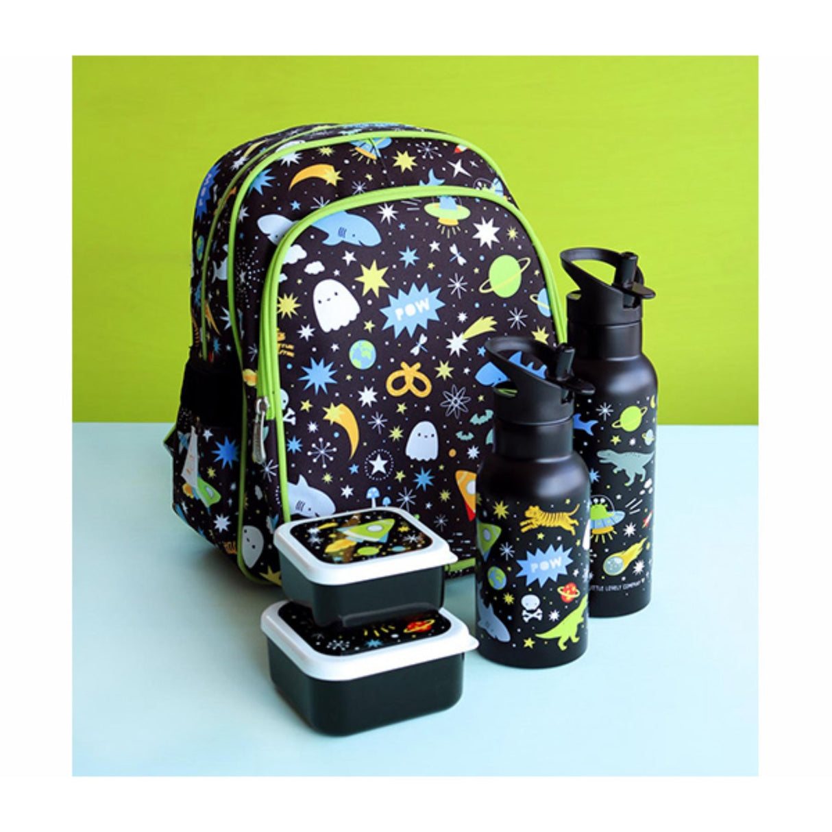 A Little Lovely Company Galaxy Xl Rustfritt Stål Vannflaske