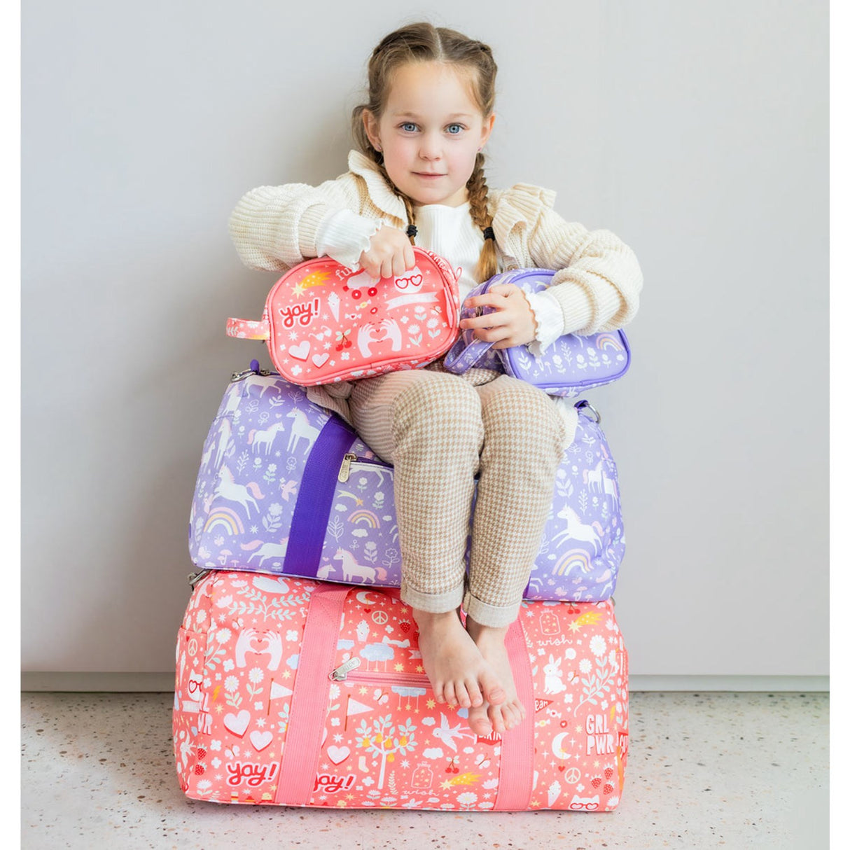 A Little Lovely Company Unicorn Dreams Duffelbag