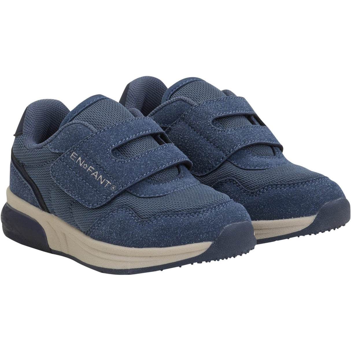 En Fant Vintage Indigo Sneakers Borrelås w. Lys