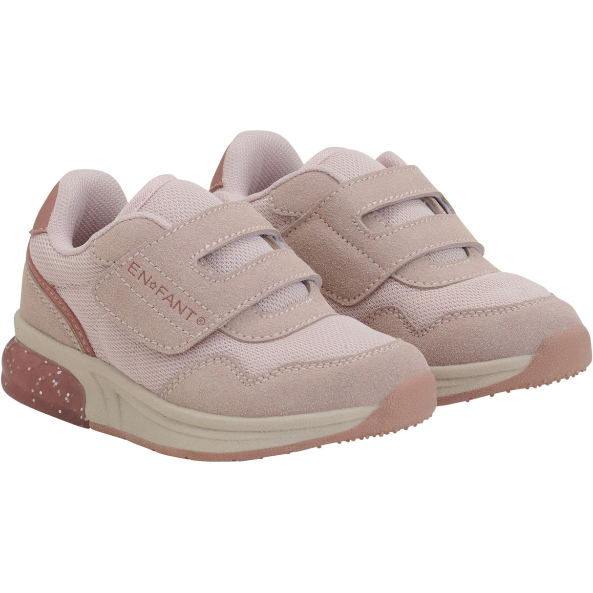 En Fant Sepia Rose Sneakers Borrelås w. Lys