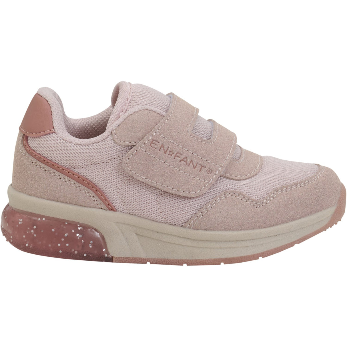 En Fant Sepia Rose Sneakers Borrelås w. Lys