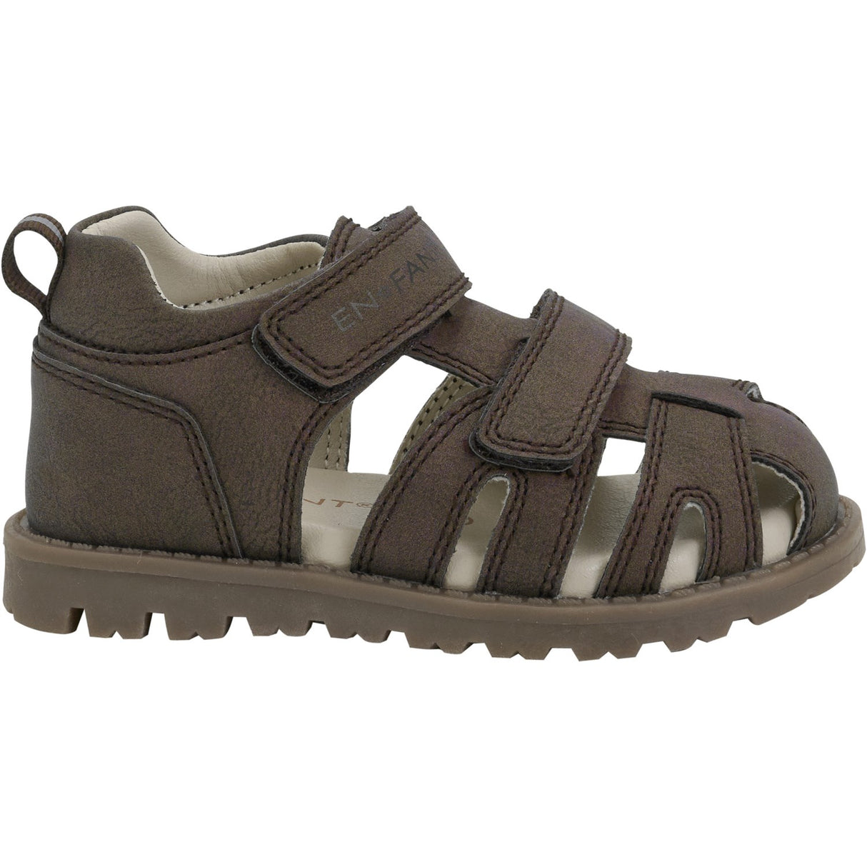 En Fant Chocolate Brown Sandal Borrelås