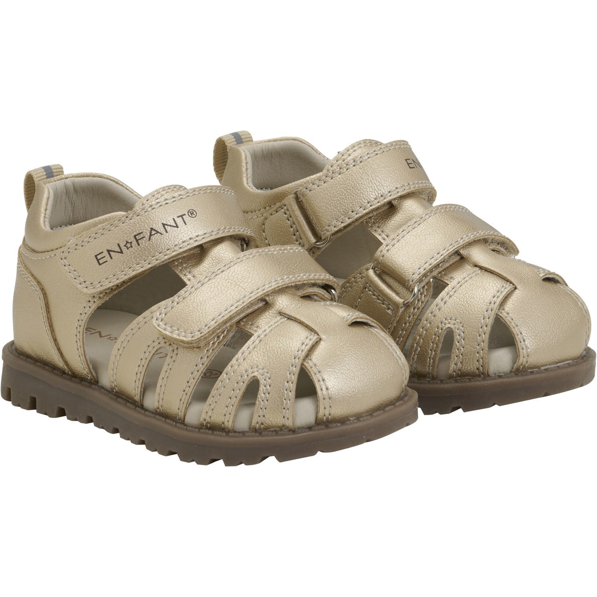 En Fant Champagne Beige Sandal Borrelås