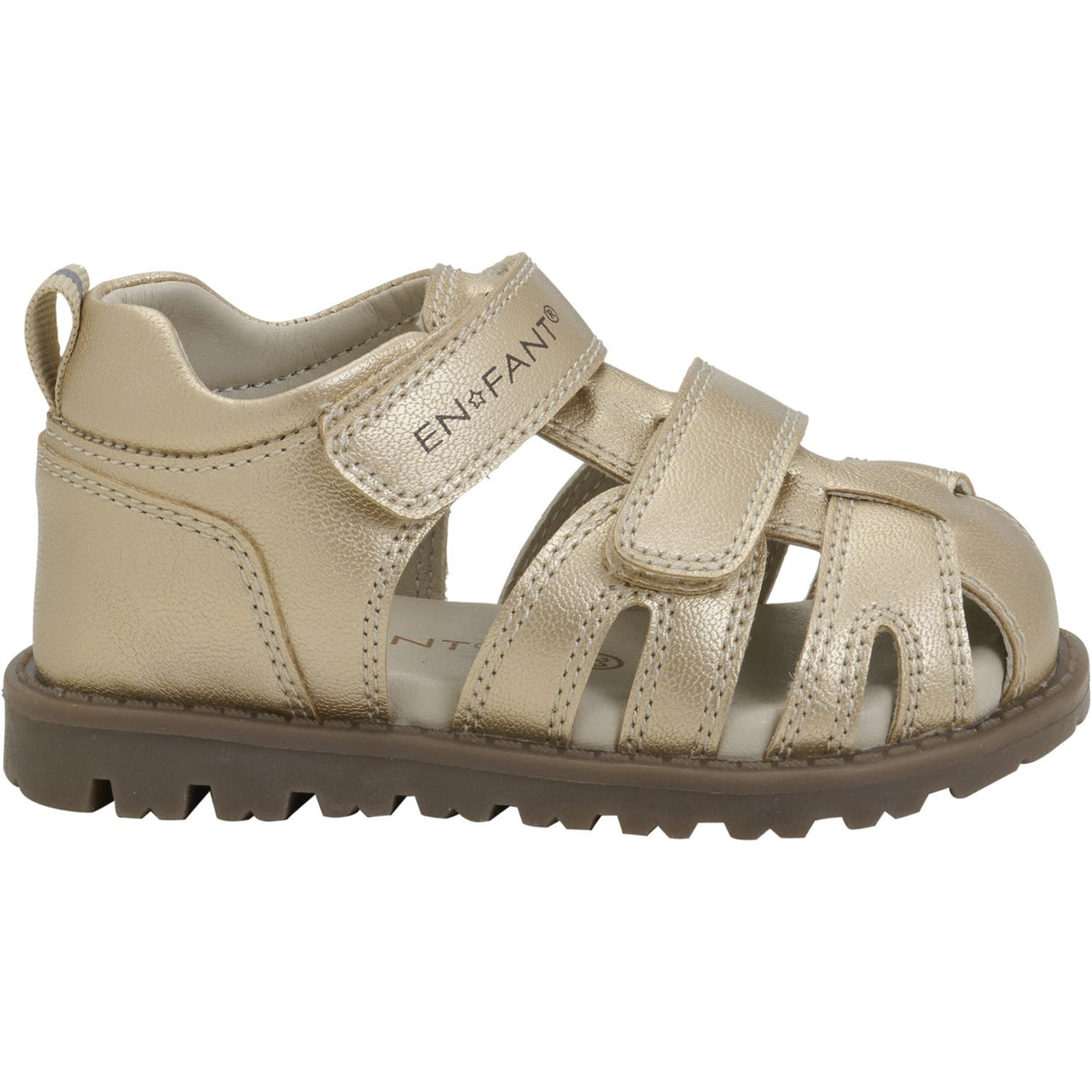 En Fant Champagne Beige Sandal Borrelås