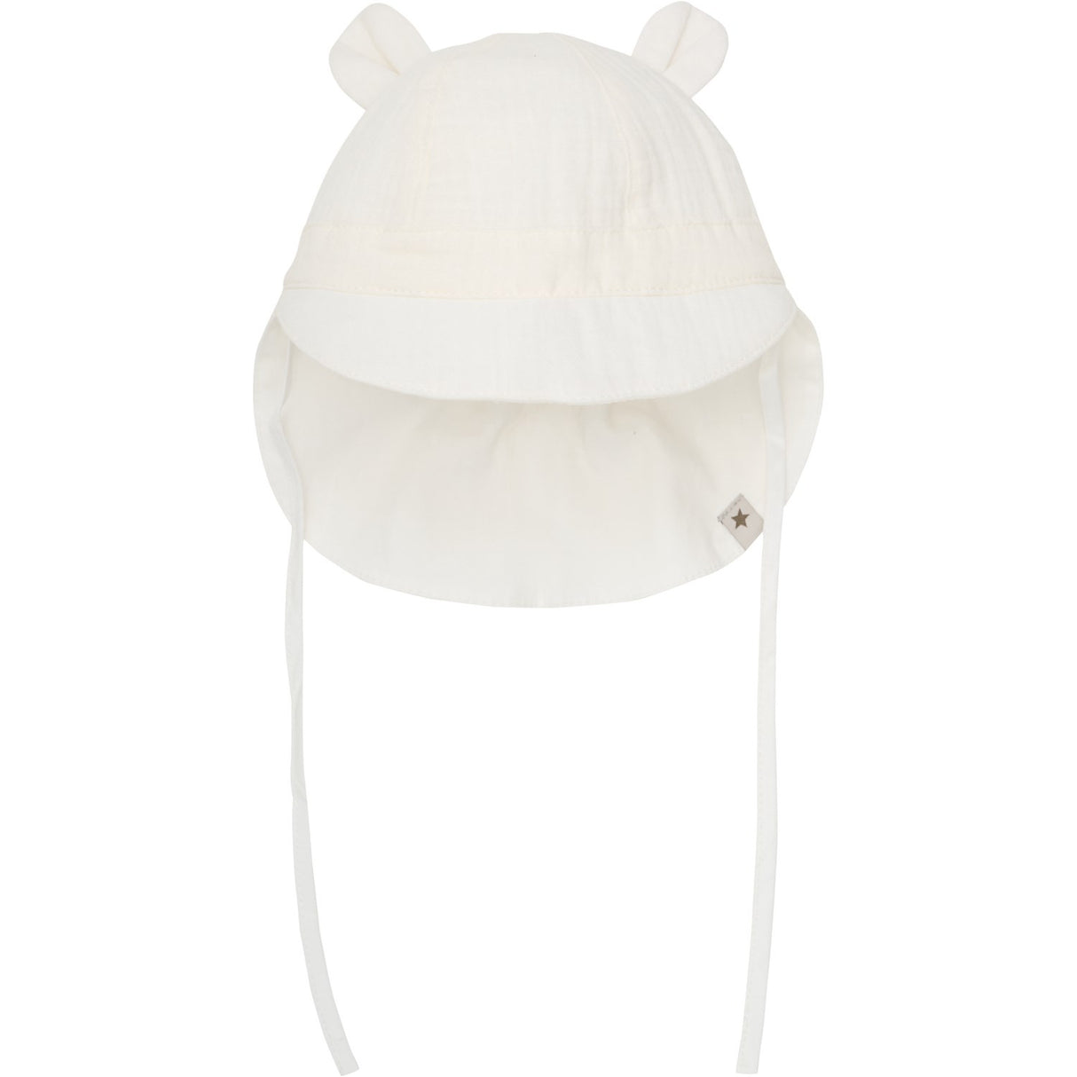 Huttelihut Antique White Summer Lue Ears Muslin