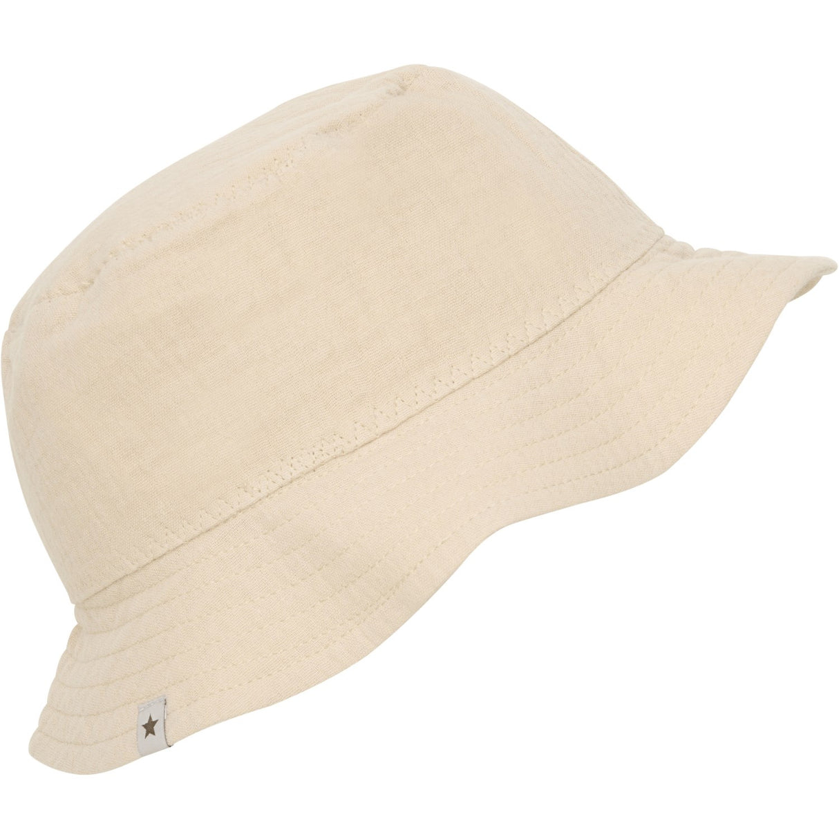Huttelihut Irish Cream bøttehatt muslin