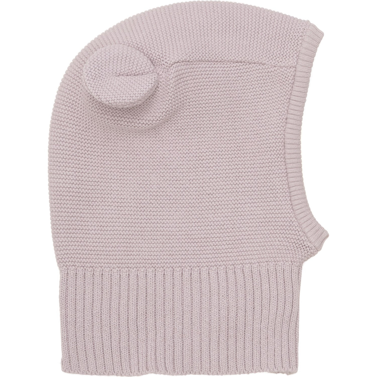 Huttelihut Cloud Grey Balaclava Strikk m. Ører