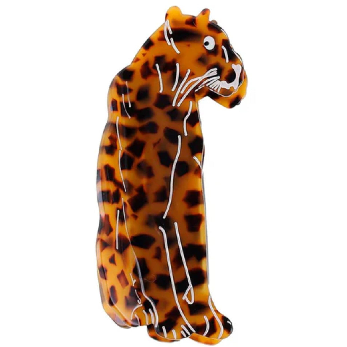 Bow's by Stær Leopard Hårspenne - Brun