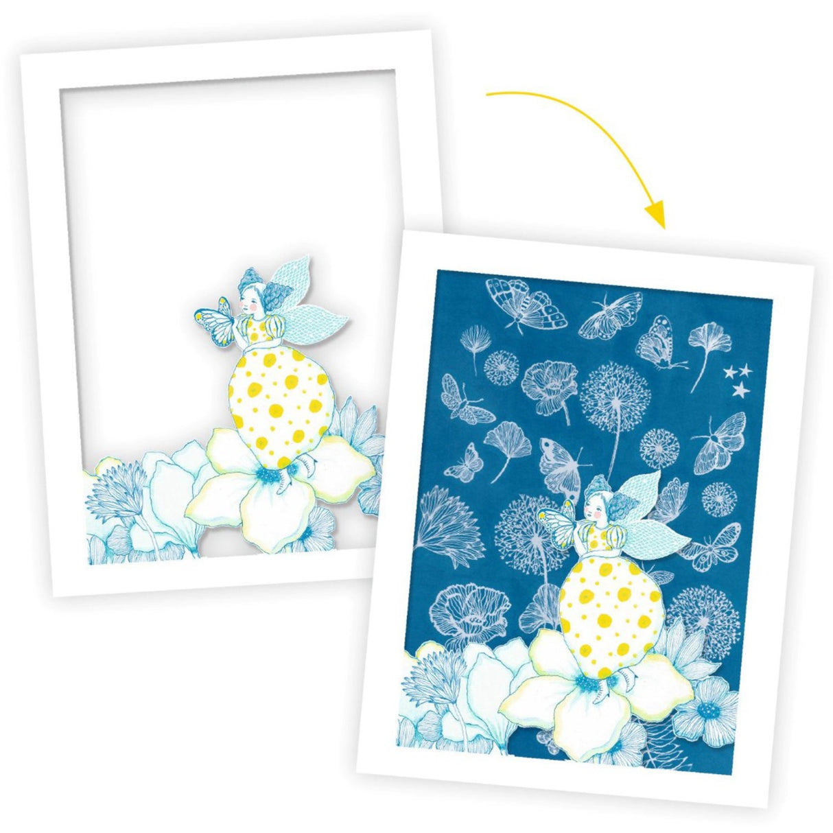 Djeco cyanotype/Lystrykk, i Måneskinn