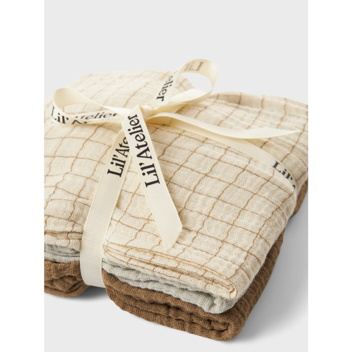 Lil'Atelier Vapor Blue Fergie 3-Pakning Stofbleer