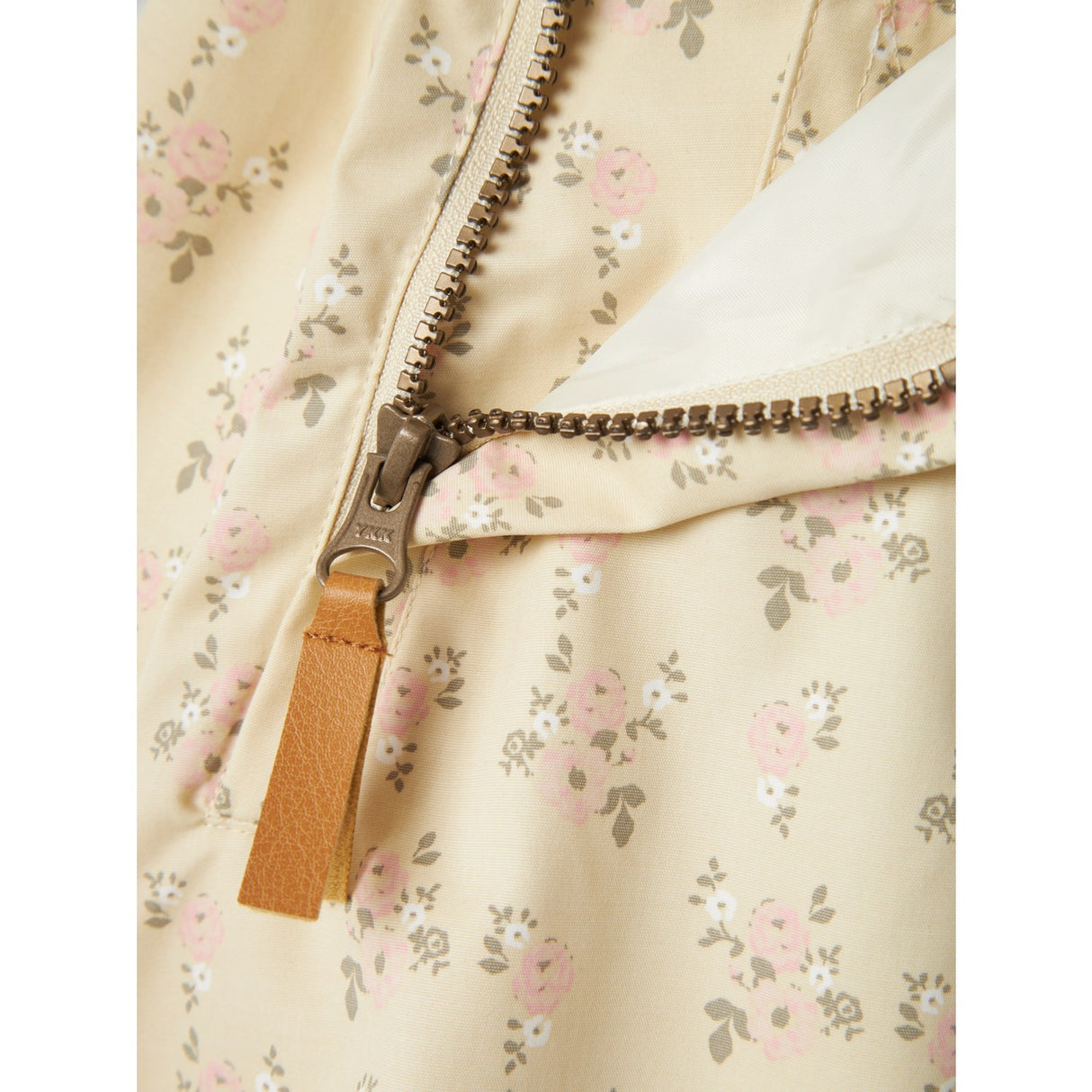 Lil'Atelier Bleached Sand Gerda Loose Jakke AOP Fo