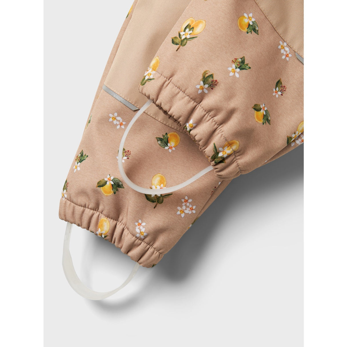 Name It Light Taupe Lemons Alfa08 Softshell Bukser AOP Fo