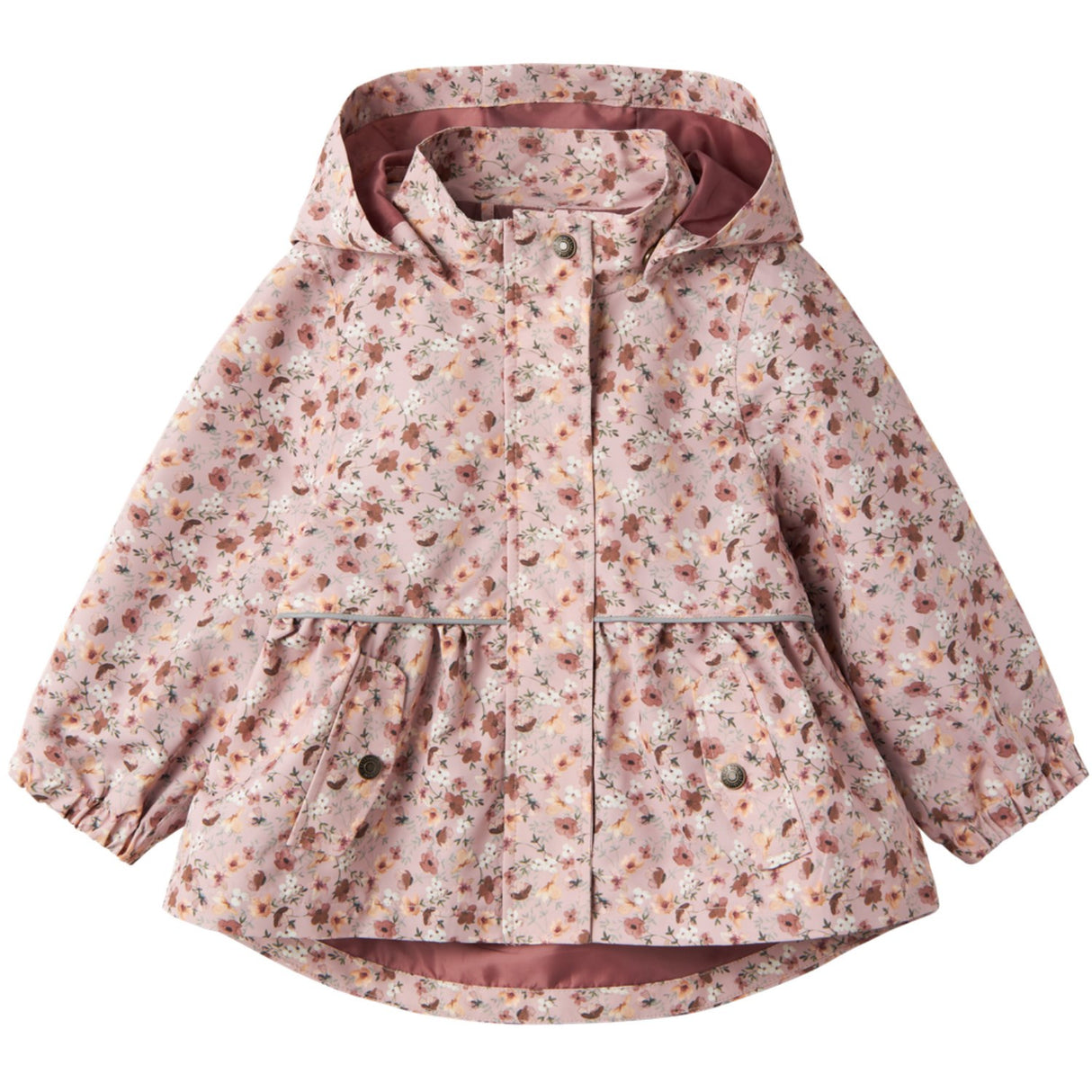 Name It Pale Mauve Flowers Malex08 Jakke AOP Fo