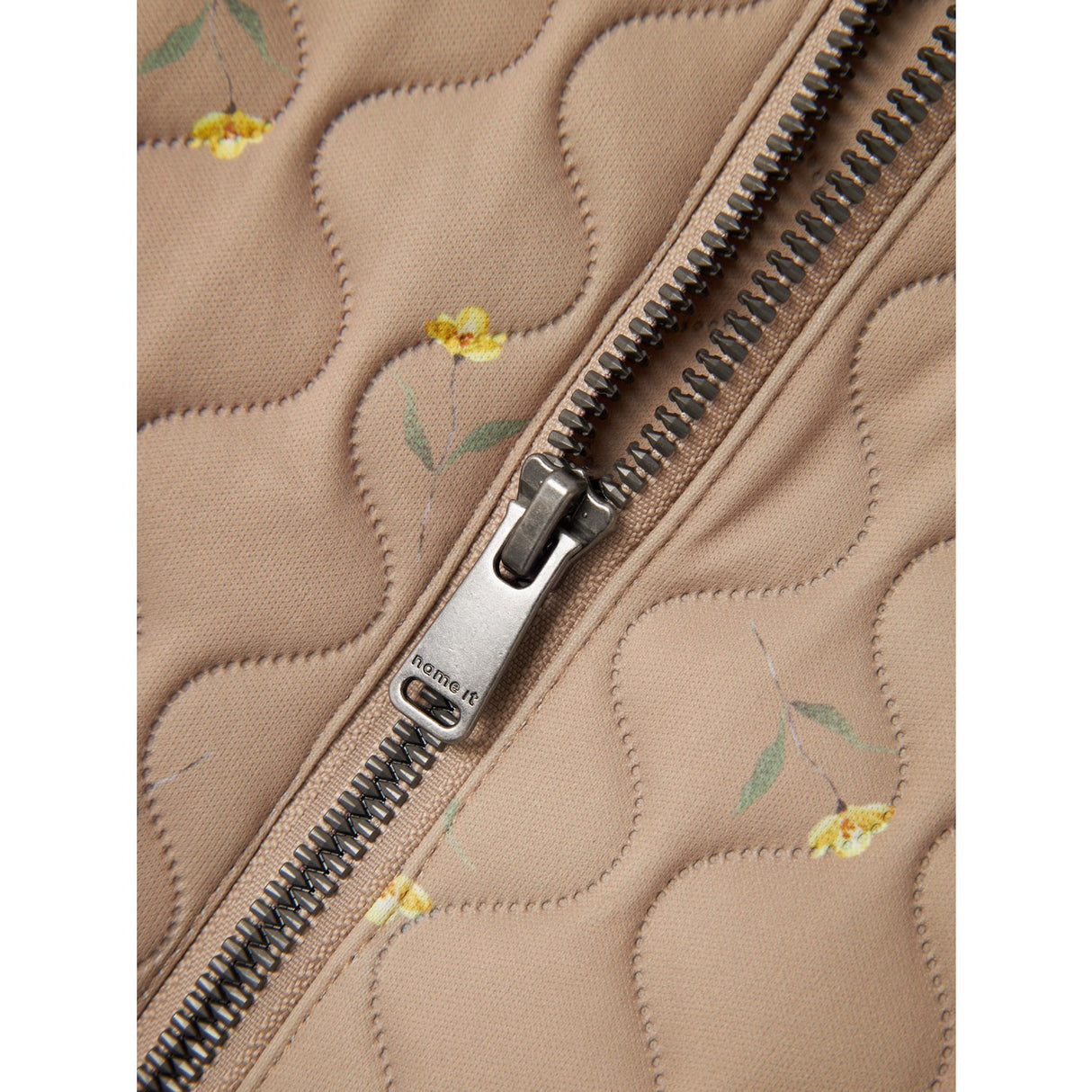 Name It Light Taupe Flower Moon Vattert Sett AOP Fo