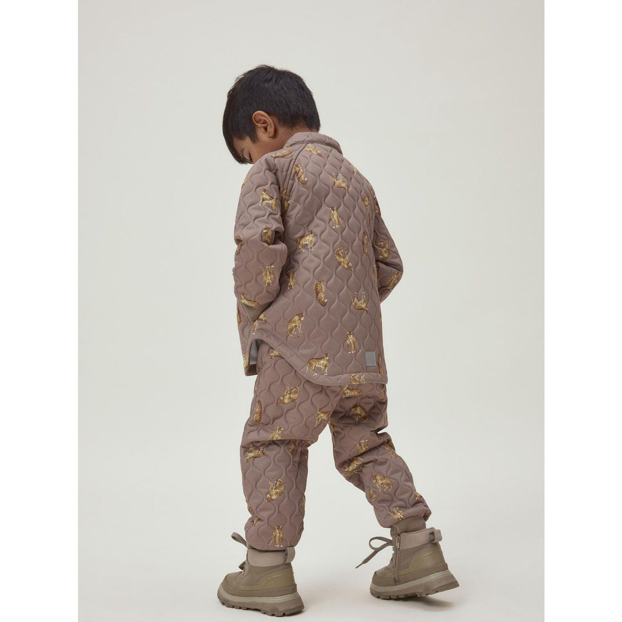 Name It Mountain Trail Leo Moon Vattert Sett AOP Fo