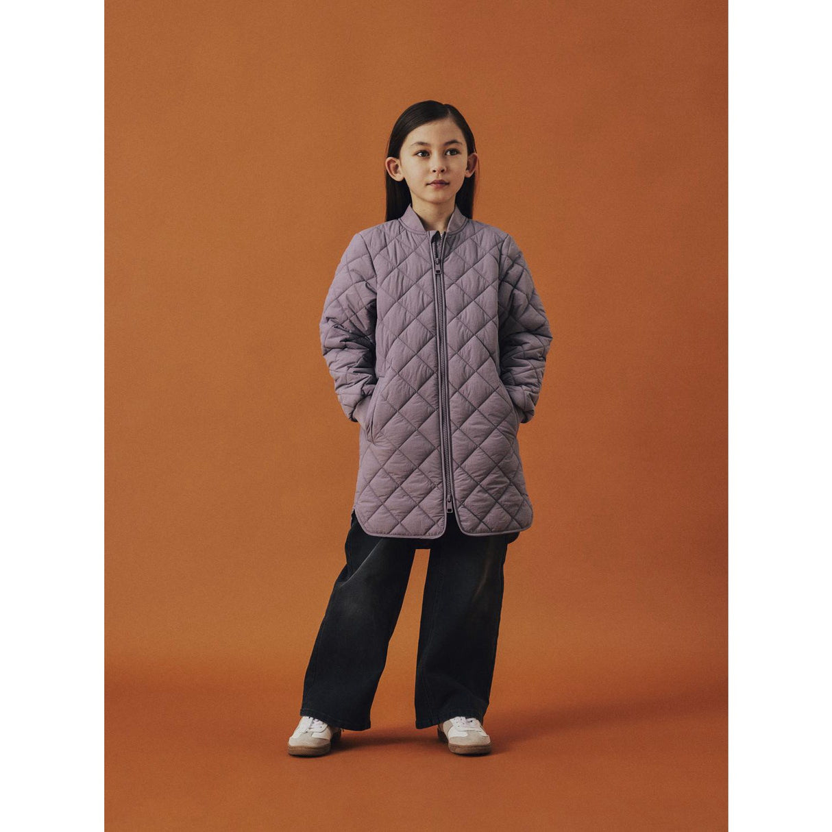 Name It Gray Ridge Marlin Quilt Jakke Long Tb