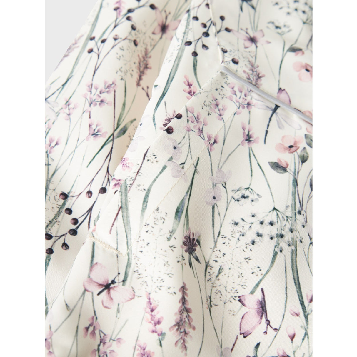 Name It Whisper White Long Flower Maxi Li Jakke AOP