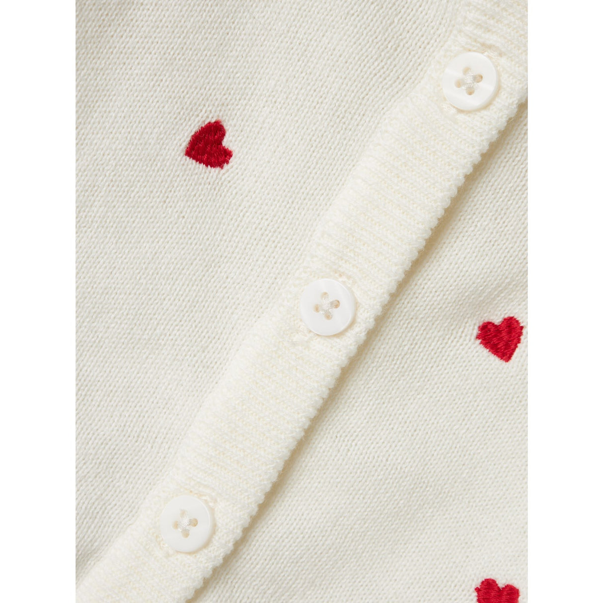 Name It Cloud Dancer Fisilly Strikk Cardigan