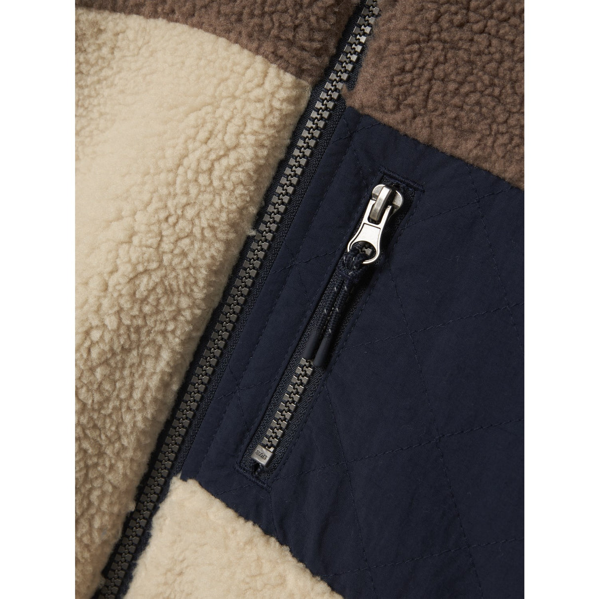 Name It Fog Monico Teddy Jakke Block