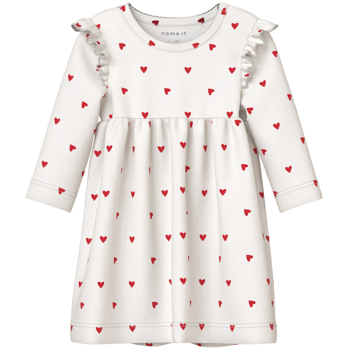 Name It Cloud Dancer Dheart Kjole