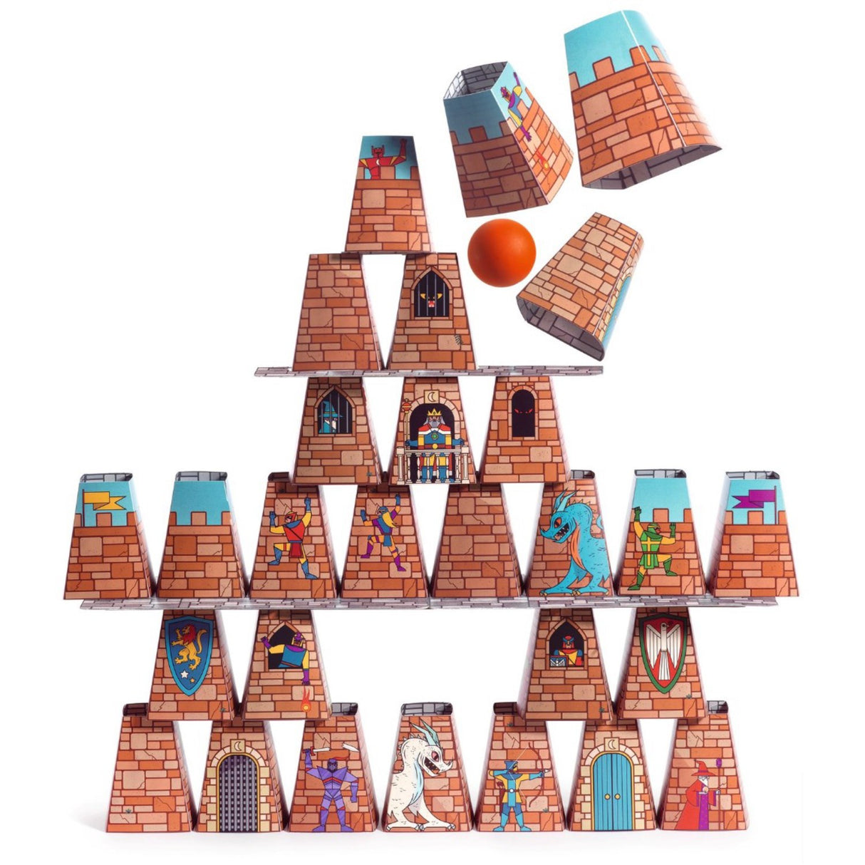 Djeco Bygg og rull, Ridderborg