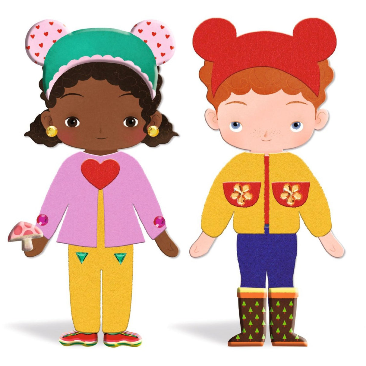 Djeco Kreativ Collage, Kle deg ut