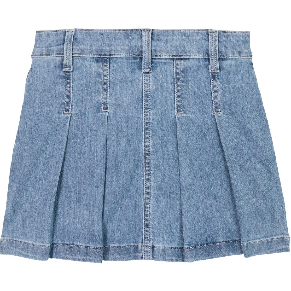 Tommy Hilfiger Drapey Denim Skjørt Pleated