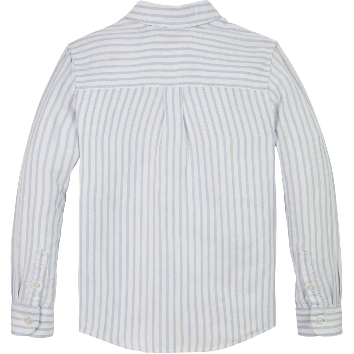 Tommy Hilfiger Breezy Blue Stripe Lin Blend Striped Skjorte LS
