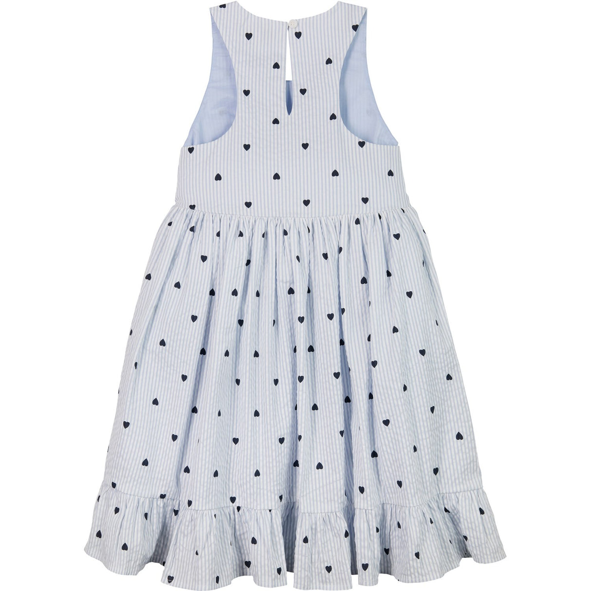 Tommy Hilfiger Breezy Blue Stripes Aop Seersucker Kjole