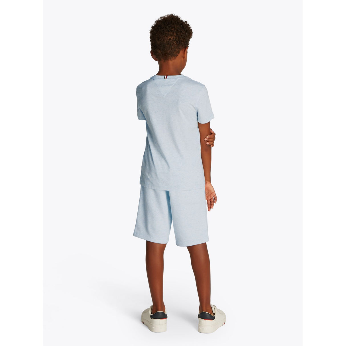 Tommy Hilfiger Breezy Blue Heather Essential Bomull Reg T-Skjorte