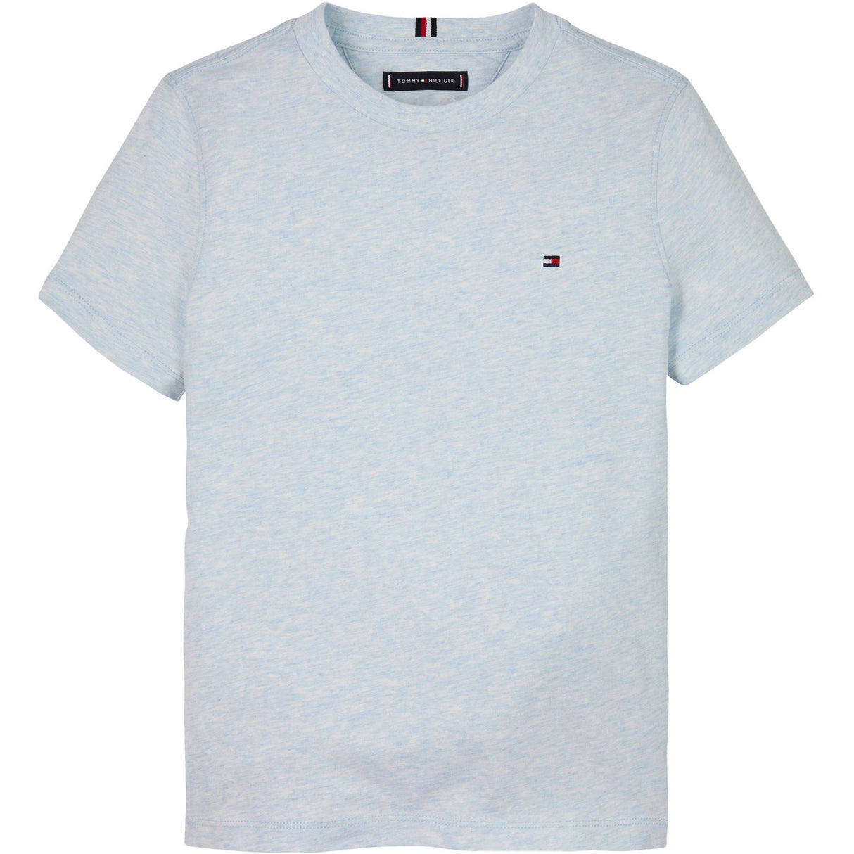 Tommy Hilfiger Breezy Blue Heather Essential Bomull Reg T-Skjorte
