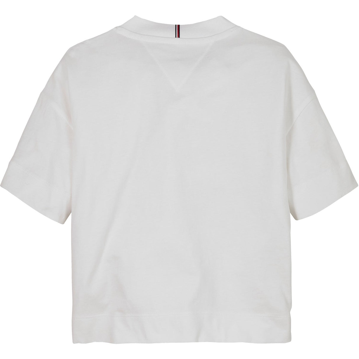 Tommy Hilfiger White Melange Varsity Archive T-Skjorte
