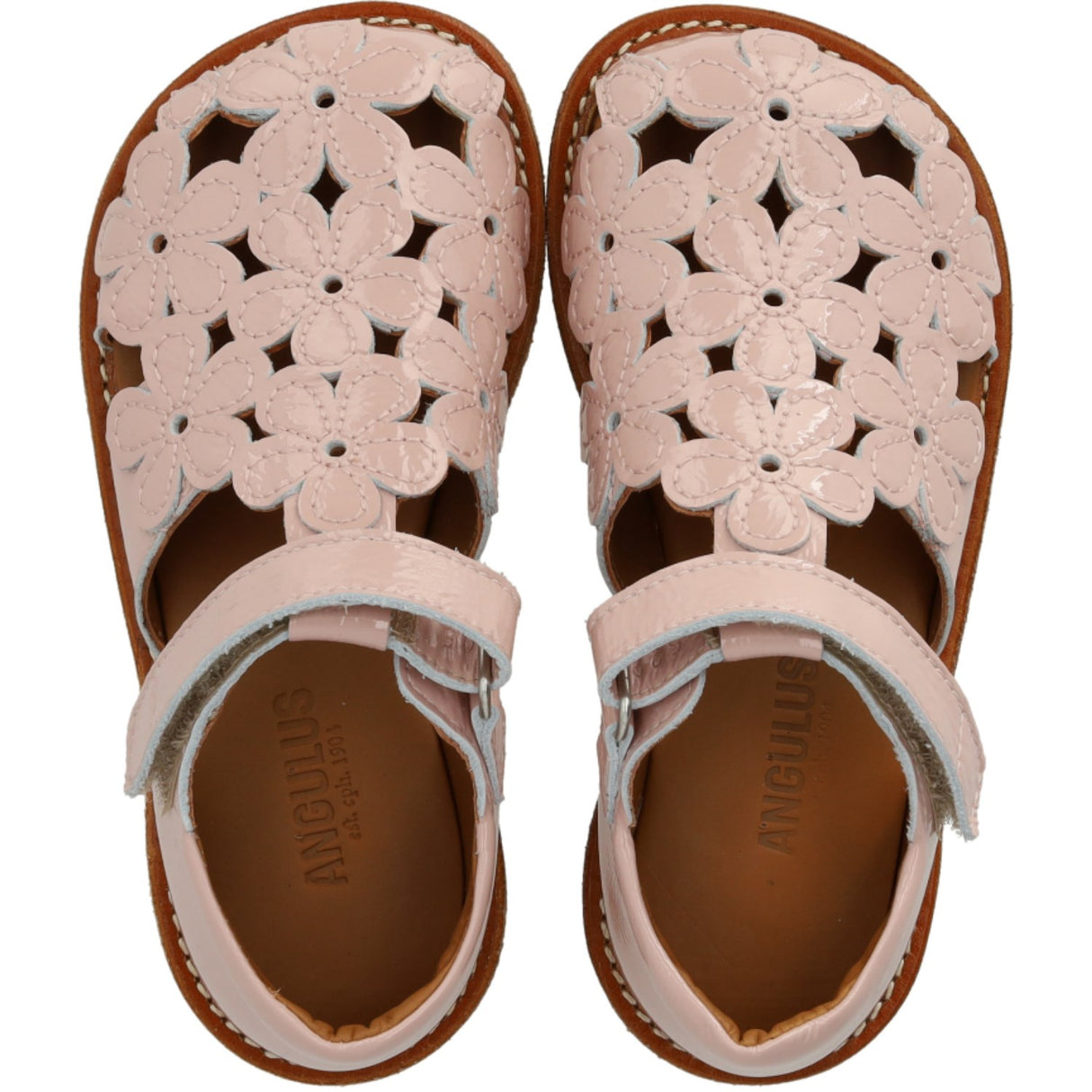 Angulus Rosebud Sandal Med Blomsterdetaljer