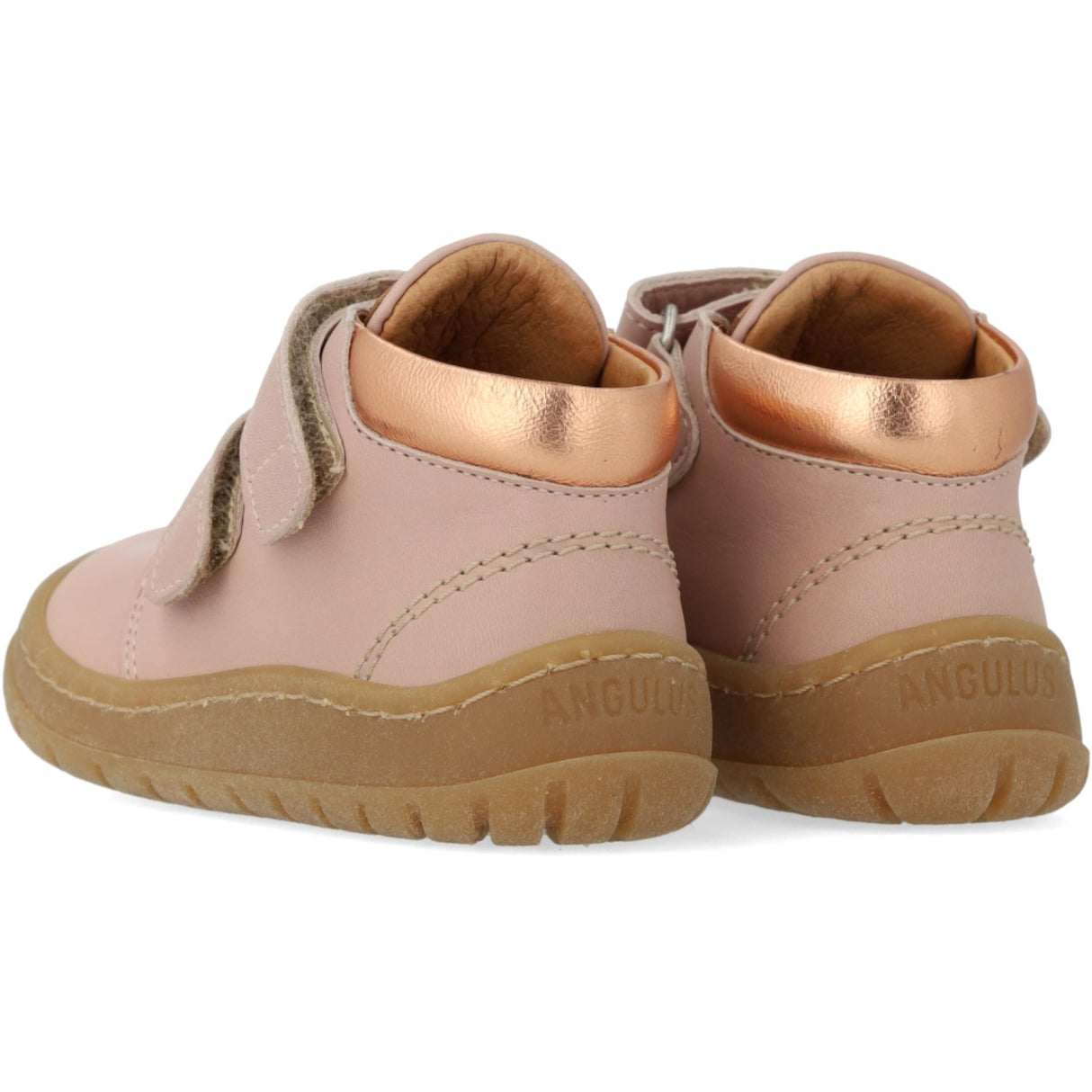 Angulus Rosebud/Tan/Copper Shine Begynner Mid-Cut Sneaker