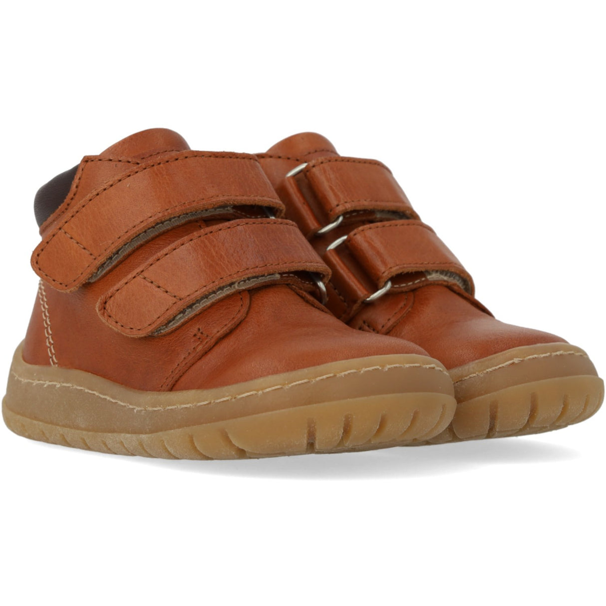 Angulus Cognac/Tan/Dark Brown Begynner Mid-Cut Sneaker
