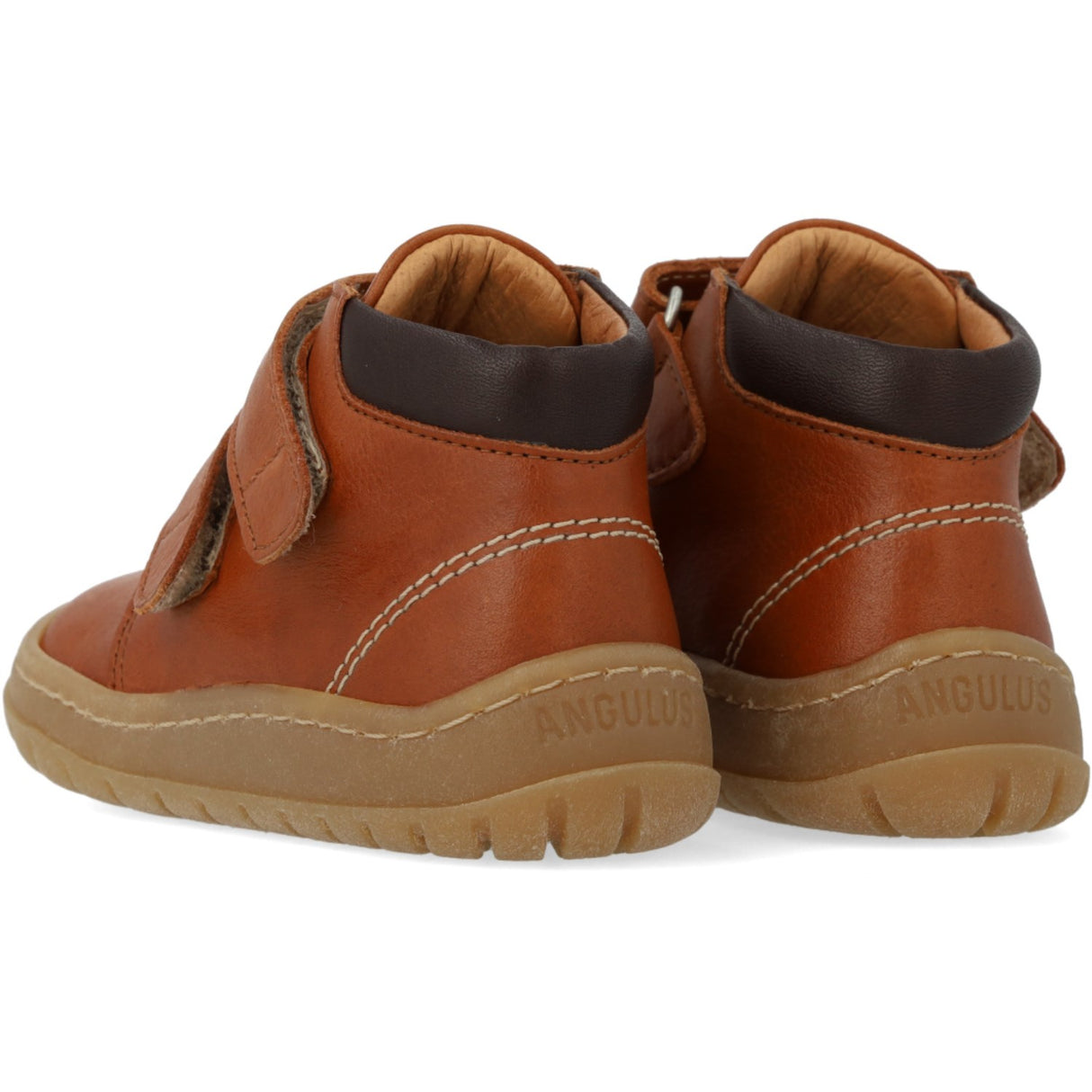 Angulus Cognac/Tan/Dark Brown Begynner Mid-Cut Sneaker