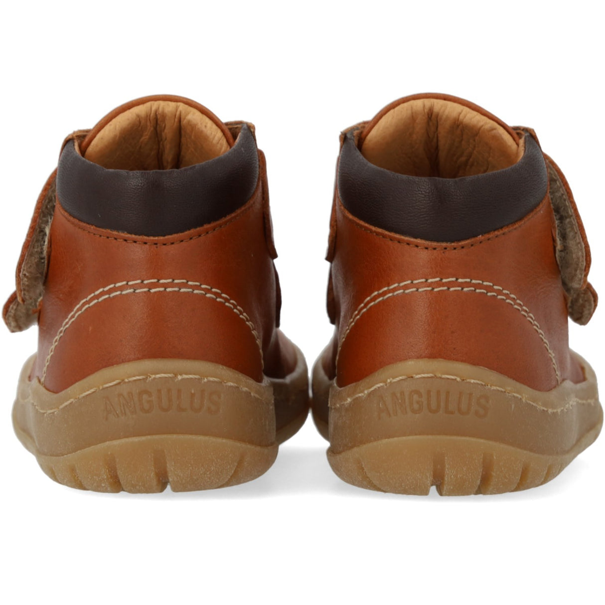 Angulus Cognac/Tan/Dark Brown Begynner Mid-Cut Sneaker